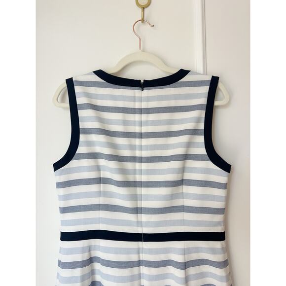NWT Hobbs Blue and white striped shift dress - Picture 7 of 12